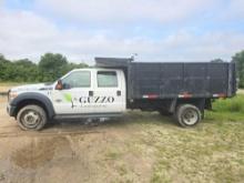 2013 FORD F550 DUMP TRUCK VN:1FD0W5HT1DEB89899 4x4, powered by 6.7L diesel engine, equipped with