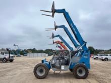 GENIE GTH636 TELESCOPIC FORKLIFT SN:GTH0608A-12620 4x4, powered by diesel engine, equipped with