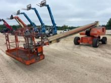 JLG 800S BOOM LIFT SN:0300169026 4x4, powered by diesel engine, equipped with 80ft. Platform height,