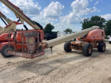 JLG 600S BOOM LIFT SN:300025734 4x4, powered by diesel engine, equipped with 60ft. Platform height,