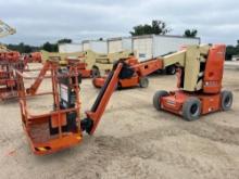 JLG E300AJP ELECTRIC BOOM LIFT SN:300187670 electric powered, equipped with 30ft. Platform height,