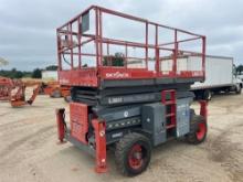 SKYJACK SJ8841RT SCISSOR LIFT SN:40001192 4x4, powered by diesel engine, equipped with 41ft.