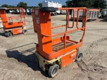 2018 JLG 1230ES SCISSOR LIFT SN:M130004519 electric powered, equipped with 12ft. Platform height,
