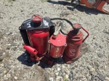 (2) HYDRAULIC JACKS SUPPORT EQUIPMENT