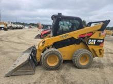 2018 CAT 262D SKID STEER SN:DTB09434 powered by Cat 3.3B diesel engine, equipped with EROPS, air,