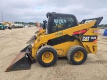 2017 CAT 262D SKID STEER SN:DTB07191 powered by Cat diesel engine, equipped with EROPS, air, heat,