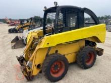 JOHN DEERE 270 SKID STEER SN:70208 powered by John Deere diesel engine, equipped with rollcage,