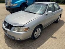 2004 NISSAN SENTRA AUTOMOBILE VN:3N1CB51D94L872940 powered by gas engine, equipped with automatic