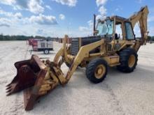 CAT 446 TRACTOR LOADER BACKHOE SN:796 4x4, powered by Cat diesel engine, equipped with EROPS, GP