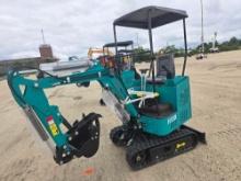 NEW AGT H15R HYDRAULIC EXCAVATOR powered by 420cc gas engine, equipped with OROPS, auxiliary