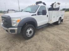 2015 FORD F550 SERVICE TRUCK VN:1FDUF5HY7FEB72248 4x4, powered by gas engine, equipped with