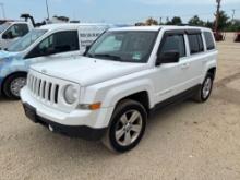 2014 JEEP PATRIOT SPORT UTILITY VEHICLE VN:1C4NJRFB9ED627845 4x4, powered by gas engine, equipped