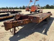 1986 EAGER BEAVER TAGALONG TRAILER VN:1120HA209GT200009 equipped with 22ft. Heavy duty deck, 17ft.