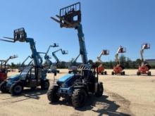 GENIE GTH-5519 TELESCOPIC FORKLIFT SN:GTH-5515B-3237 4x4, powered by diesel engine, equipped with