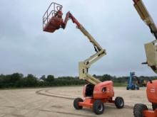 JLG 450AJ BOOM LIFT SN:0300209922 4x4, powered by diesel engine, equipped with 45ft. platform