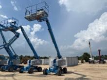 GENIE S-45 BOOM LIFT SN:S4514-19130 4x4, powered by diesel engine, equipped with 45ft. Platform