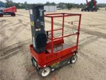 2016 SKYJACK SJ12 SCISSOR LIFT SN:14007824 electric powered, equipped with 12ft. Platform height,