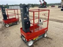 2017 SKYJACK SJ12 SCISSOR LIFT SN:14011773 electric powered, equipped with 12ft. Platform height,
