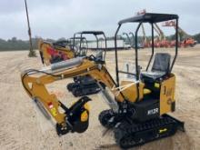 NEW AGT H12R HYDRAULIC EXCAVATOR powered by 420cc gas engine, equipped with OROPS, auxiliary