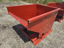 NEW 2 CUBIC YARD SELF DUMPING HOPPER SCRAP RECYCLING EQUIPMENT 4,000lb capacity.