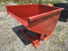 NEW 2 CUBIC YARD SELF DUMPING HOPPER SCRAP RECYCLING EQUIPMENT 4,000lb capacity.