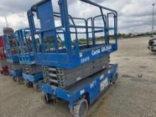 GENIE GS2646 SCISSOR LIFT SN:GS460679449 electric powered, equipped with 26ft. Platform height,