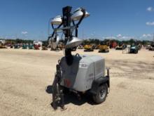 WACKER LTV6 LIGHT PLANT SN; 07205 powered by diesel engine, equipped with 4-1,000 watt lightbulbs,