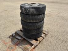 (5) TURNPIKE 225/70R19.5 TIRES & RIMS TIRES, NEW & USED