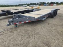 NEW 2025 DELTA 27TB TAGALONG TRAILER VN:N069303 equipped with 16ft. Tilt deck, 4ft. Fixed deck,
