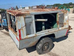 SULLAIR 185CFM AIR COMPRESSOR powered by diesel engine, equipped with 185CFM, trailer mounted.