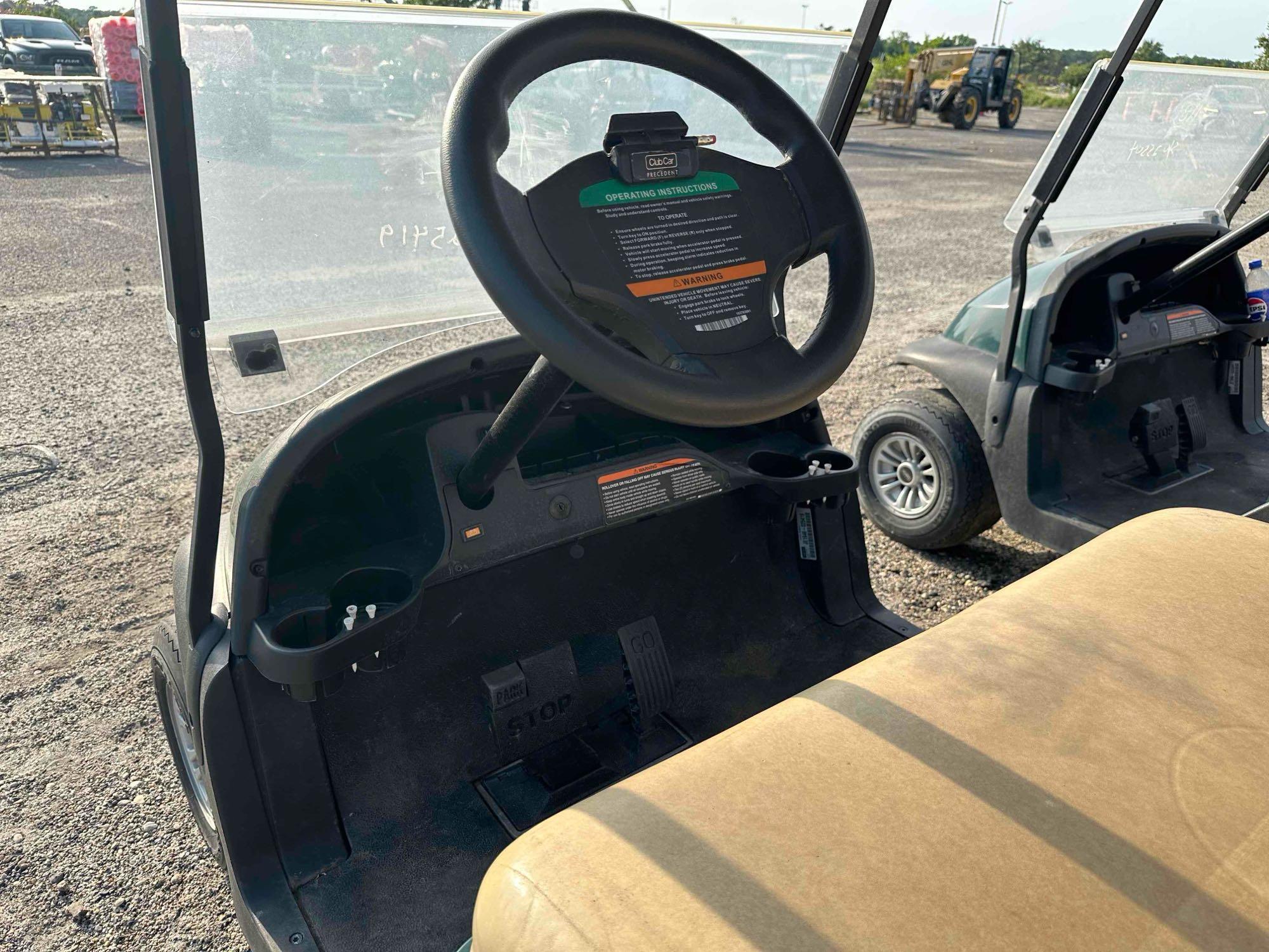 CLUB CAR GOLF CART electric powered. SOLD BILL OF SALE ONLY, NO TITLE.