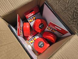 CRESCENT / LUFKIN 1" X 25' TAPE MEASURE ( 4 PER LOT ) ***L625NCO NEW SUPPORT EQUIPMENT