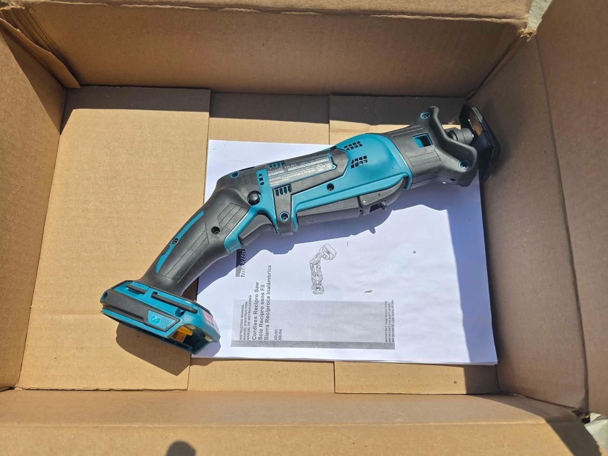 MAKITA 12 V MAX CXT LIT ION CORDLESS RECIP SAW- RJ03R1- 1 YR FACTORY WARRANTY -RECON NEW SUPPORT
