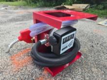 NEW 12V DIESEL FUEL PUMP W/ FLOW METER NEW SUPPORT EQUIPMENT