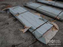 NEW (100) SKLP SHEETS STEEL SIDING NEW SUPPORT EQUIPMENT