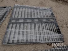 NEW SKLP SK-14L 14FT. BI-PARTING WROUGHT IRON GATE NEW SUPPORT EQUIPMENT