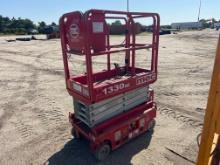 2016 MEC 1330SE SCISSOR LIFT SN:16300153 electric powered, equipped with 13ft. Platform height,