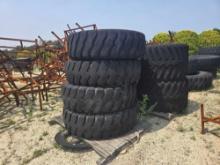 (26) VARIOUS SIZE EQUIPMENT TIRES TIRES, NEW & USED