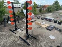 NEW 3/8IN. AR500 DUELING TREE SHOOTING TARGET NEW SUPPORT EQUIPMENT