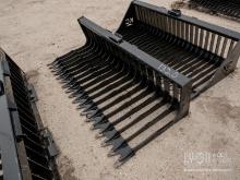 NEW 76IN. SKELETON BUCKET W/ LOW SIDE SKID STEER ATTACHMENT