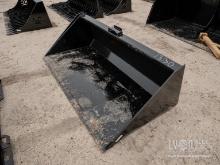 NEW 66IN. BUCKET W/BLADE SKID STEER ATTACHMENT