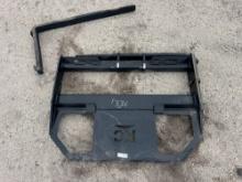 NEW 45IN. FORK FRAME W/ 42IN. FORKS SKID STEER ATTACHMENT