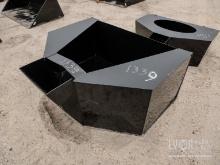 NEW 3/4 CUBIC YARD CONCRETE PLACEMENT BUCKET SKID STEER ATTACHMENT