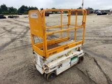 HYBRID 1430 SCISSOR LIFT SN:11530 electric powered, equipped with 14ft. Platform height, slide out