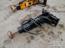 NEW GIYI GY-D45 POST DRIVER MINI TRACK LOADER ATTACHMENT
