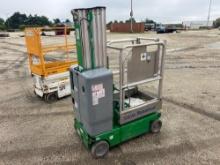 GENIE GR-20 SCISSOR LIFT SN:48138 electric powered, 283 hours.
