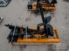 NEW GIYI 8IN. AUGER EXCAVATOR ATTACHMENT with 12in./16in. Rod.