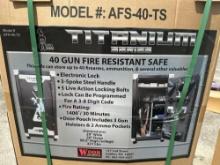 ARMOR FREEDOM SERIES 40 GUN FIRE SAFE, 1400 DEGREE FIRE RATING, DIGITAL COMBINATION KEY PAD W/BACKUP