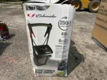 250 AMP PROFESSIONAL ROLL AROUND SCHUMACHER WHEEL CHARGER 6/12 VOLT #-CHANGE TO 250 AMP NEW SUPPORT