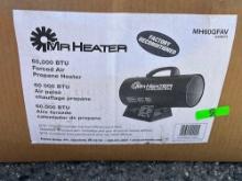 MR. HEATER 60,000 BTU FORCED AIR HEATER NEW SUPPORT EQUIPMENT